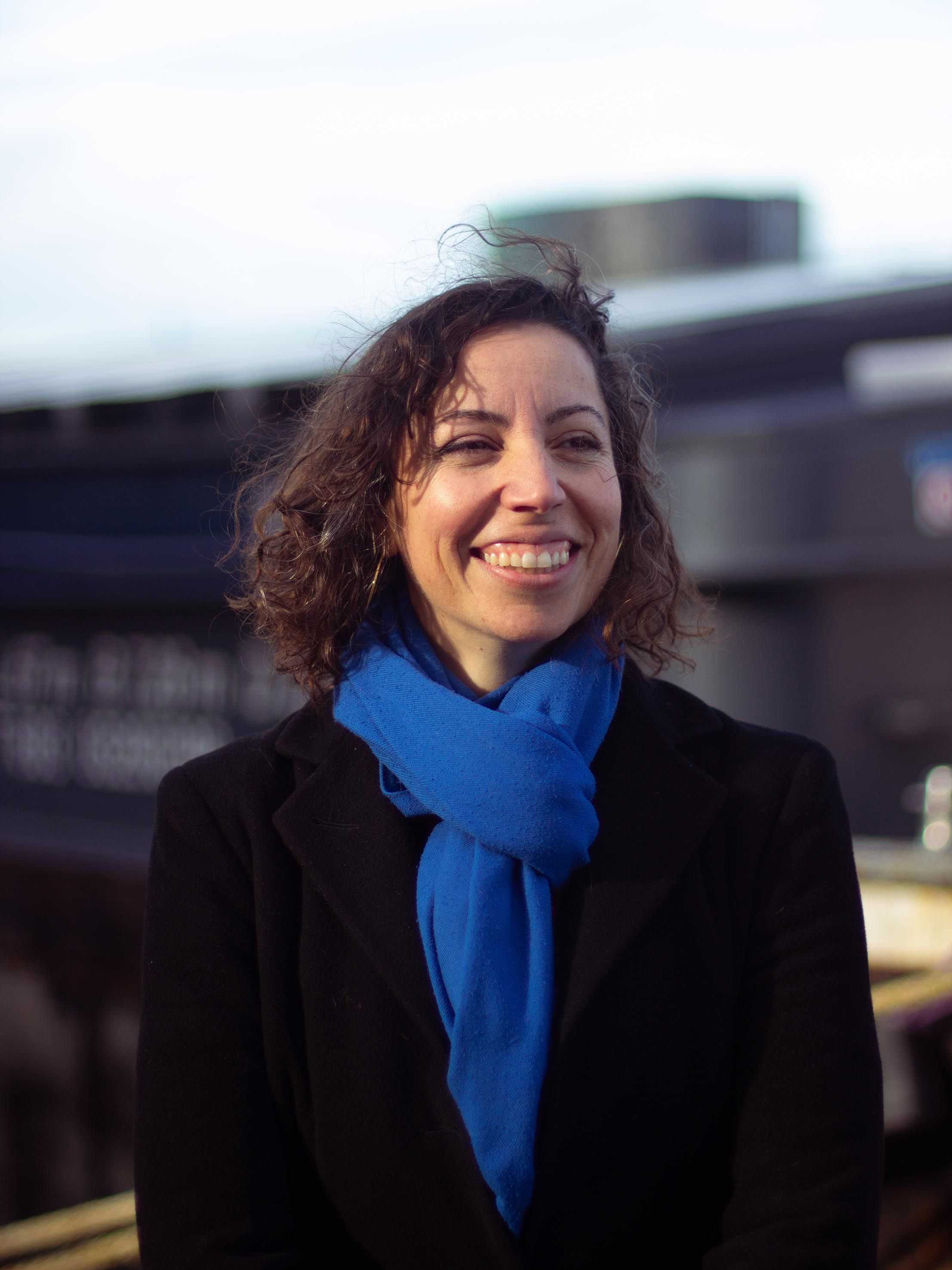 Lara Captan portrait headshot outdoor